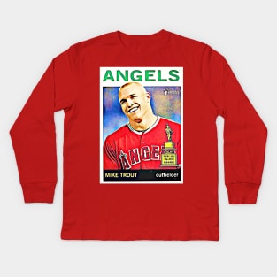 Mike Trout: 2013 Flashback Champs Kids Long Sleeve T-Shirt